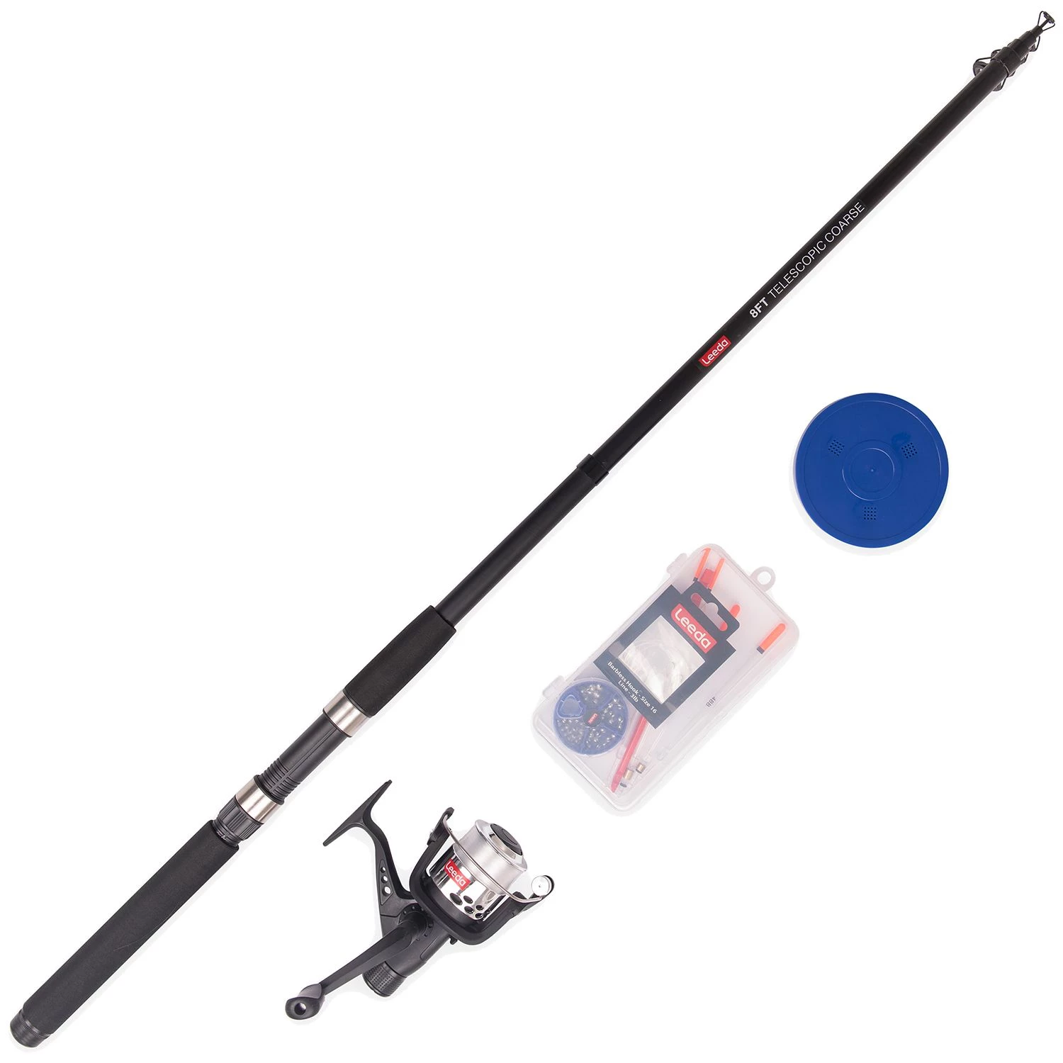 New π₯ Leeda 8ft Tele Coarse Kit Rod & Reel Combo π - Image 2